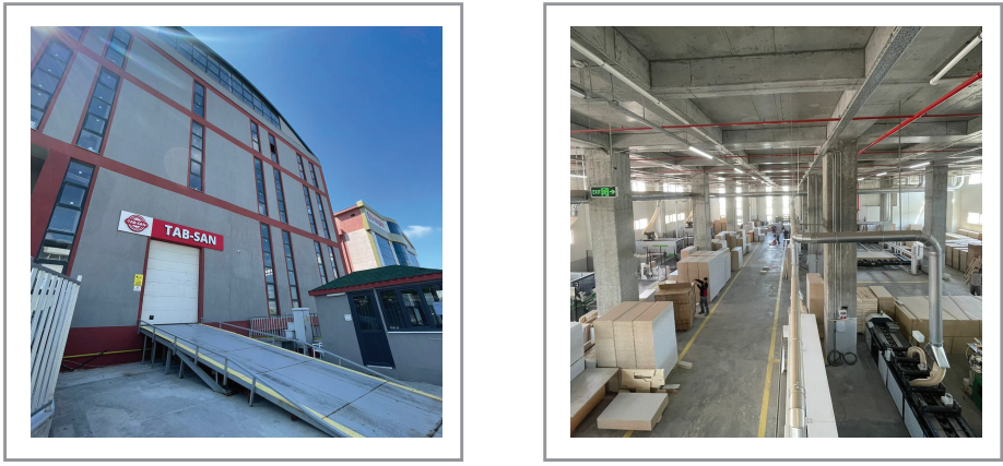 Tabsan's New factory of sewing tables